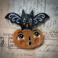 Faire Johanna Parker X Lipstick & Chrome Batsy & Jack-a-Boo Brooch