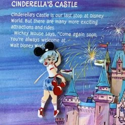 Faire Disney Lipstick & Chrome Bounding Belle Brooch