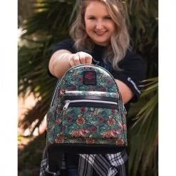 Loungefly In Stock Loungefly Universal Jurassic Park Dinosaur Jungle Mini-Backpack - Entertainment Earth Exclusive