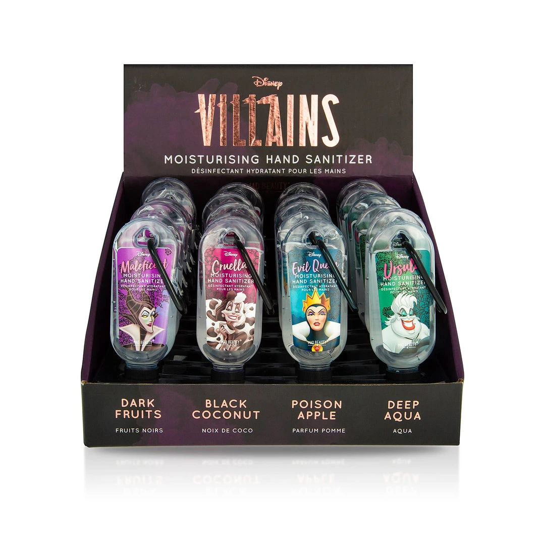 Mad Beauty USA LLC Disney Villains Hand Sanitizer 1 Mad Beauty USA LLC Disney Villains Hand Sanitizer
