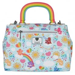 Loungefly Care Bears AOP Rainbow Handle Crossbody Loungefly In Stock