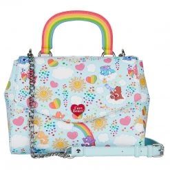 Loungefly Care Bears AOP Rainbow Handle Crossbody Loungefly In Stock
