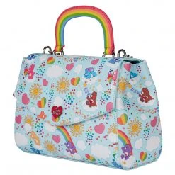 Loungefly Care Bears AOP Rainbow Handle Crossbody Loungefly In Stock 7 Loungefly Care Bears AOP Rainbow Handle Crossbody Loungefly In Stock