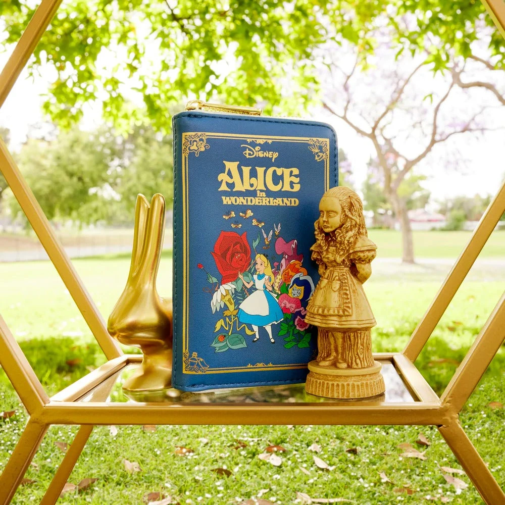 Loungefly In Stock Loungefly Disney Alice In Wonderland Classic Book Ziparound Wallet 1 Loungefly In Stock Loungefly Disney Alice In Wonderland Classic Book Ziparound Wallet