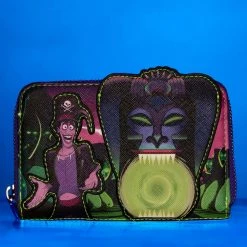 Loungefly Disney Villains Princess And The Frog Glow-in-the-Dark Dr. Facilier Ziparound Wallet