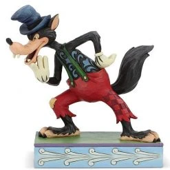 Enesco Disney Traditions Big Bad Wolf I'll Huff And I'll Puff Figurine By Jim Shore