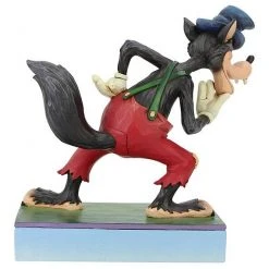Enesco Disney Traditions Big Bad Wolf I'll Huff And I'll Puff Figurine By Jim Shore