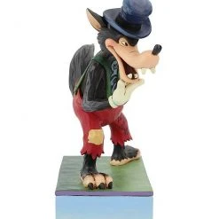 Enesco Disney Traditions Big Bad Wolf I'll Huff And I'll Puff Figurine By Jim Shore
