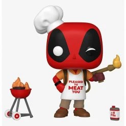 Entertainment Earth Collectibles Funko Pop! Marvel 30th Anniversary Deadpool Backyard Griller Vinyl Figure #774