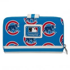 Loungefly MLB Chicago Cubs Logo Wallet Loungefly In Stock