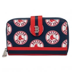 Loungefly MLB Boston Red Sox Logo Wallet Loungefly In Stock