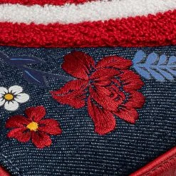 Loungefly In Stock Loungefly Marvel Captain America 80th Anniversary Floral Shield Crossbody