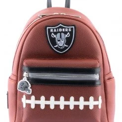 Loungefly NFL Las Vegas Raiders Pigskin Logo Mini Backpack