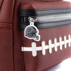 Loungefly NFL Las Vegas Raiders Pigskin Logo Mini Backpack
