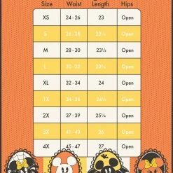 Disney Loungefly Stitch Shoppe Mickey & Minnie Mouse Candy Corn Sandy Skirt