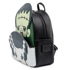 Loungefly Universal Monsters Frankie And Bride Cosplay Mini Backpack