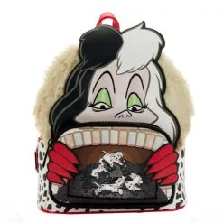 Loungefly Disney 101 Dalmatians Villains Scene Cruella Mini Backpack