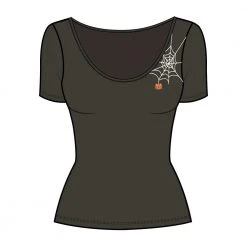 Loungefly Stitch Shoppe Mickey Mouse Spider Web Kelly Fashion Top Disney