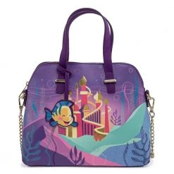 Loungefly Disney Ariel Castle Collection Crossbody Loungefly In Stock