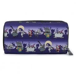 Loungefly Disney NBC Halloween Line Ziparound Wallet Loungefly In Stock