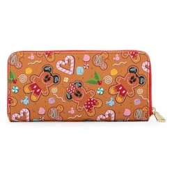 Loungefly Disney Gingerbread AOP Ziparound Wallet Loungefly In Stock