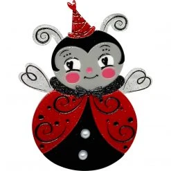 Faire Johanna Parker X Lipstick & Chrome Little Love Bug Brooch