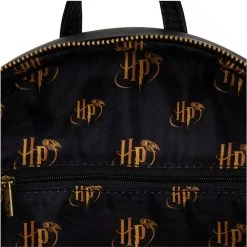 Loungefly Harry Potter Trilogy Triple Pocket Mini Backpack Loungefly In Stock