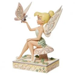 Enesco Disney Traditions White Woodland Tinkerbell By Jim Shore
