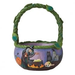 Merch Ventures Enesco Halloween Basket Two-Sided