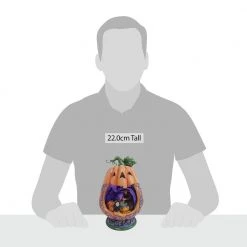 Enesco Lighted Pumpkin Diorama By Jim Shore