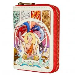 Loungefly Avatar Aang Glow-in-the-Dark Meditation Ziparound Wallet Loungefly In Stock