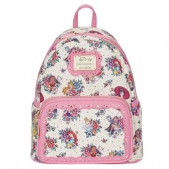 Loungefly Disney Princess Tattoo AOP Mini Backpack Loungefly In Stock