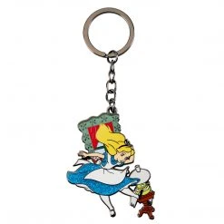 Loungefly Disney Alice In Wonderland Alice Falling Keychain Loungefly In Stock
